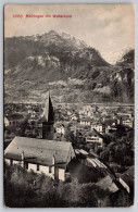 Delcampe - Meiringen Mit Wetterhorn Carte Postale Postcard - Meiringen