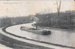 Delcampe - Châtillon Sur Loire - Le Canal - Hausboote