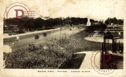 Delcampe - ARGENTINA. BUENOS AIRES. PALERMO. AVENIDA ALVEAR. RPPC FOTOGRAFICA (dañada, Damage) - Argentinien