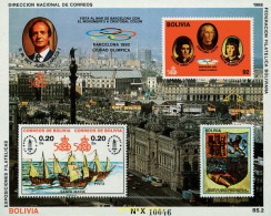 Delcampe - 134614 MNH BOLIVIA 1988 25 JUEGOS OLIMPICOS VERANO BARCELONA 1992 - Autres & Non Classés