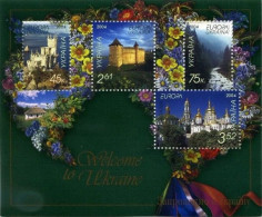 Delcampe - 5 BLOCS X UKRAINE/UKRAINA 2004 MI.634-37** - Ukraine