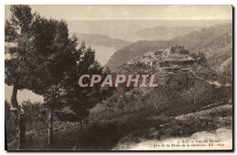 Delcampe - CPA Eze Vue Du Rocher Pris De La Route De La Croniche BR - Eze