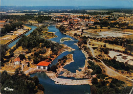 Delcampe - Carte Postale [88] Charmes Barrage Sur La Moselle Et Le Grand  Pont  Vue D'avion   Très Beau Plan - Charmes