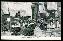 Delcampe - Ref 1793 - Unused Early Postcard  - Costumi Di Napoli  A. S. Lucia - Italy - Napoli (Neapel)