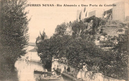 Delcampe - TORRES NOVAS - Rio Almonda E Uma Parte Do Castelo  (2 Scans) - Santarem