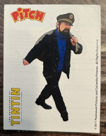 Delcampe - 1 Carte PITCH énigme TINTIN Capitaine Haddock Le Secret De La Licorne 2011 - Aufkleber