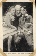 Delcampe - CPA Victor Hugo Et Ses Petits Enfants - Philosophy