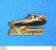 Delcampe - 1 PIN'S //  ** SOUS-MARIN " LE TRIOMPHANT " (S616) S.N.L.E. FRANÇAIS ** . (PICHARD). - Militaria