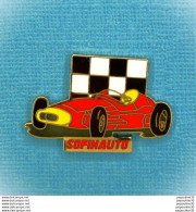 Delcampe - 1 PIN'S //  ** " MASERATI FORMULA 250F " BRUMM / FANGIO " SOFINAUTO " ** - F1