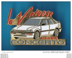 Delcampe - PIN'S //   ** HONDA CONCERTO / LA VIRTUOSE ** - Honda