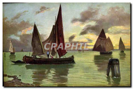 Delcampe - CPA Bateau Peche - Pesca