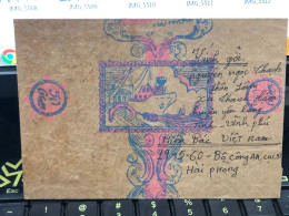 Delcampe - INDOCHINE The Indochine Envelope Had Real Eggs From The Post Office Sent To The Family. Before 1948.LOT-1 PCS Envelope - Documents Historiques