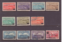 Delcampe - Costa Rica - (1940-41) - P A - Timbres Surcharges - Oblit Et Neufs* - - Costa Rica