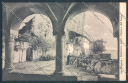Delcampe - Varese Leggiuno Santa Caterina Del Sasso SCOLLATA Cartolina LQ8421 - Varese
