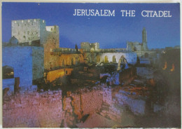 Delcampe - ISRAEL JERUSALEM CITADEL DAVID TOWER OLD CITY JAFFA GATE POSTCARD CARTOLINA ANSICHTSKARTE POSTKARTE CARD CARTE POSTALE - Israel