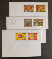 Delcampe - LEBANON 3 FDC FIRST DAY COVERS 1971 WE COMBINE - Libanon