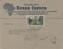 Delcampe - MARRUECOS LARACHE IMPRESOS A ALEMANIA CON MARCA DE CENSURA Ad Y CENUSRA ESPAÑOLA - Spanisch-Marokko