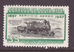 Delcampe - Costa Rica - (1947) - P A - 35 C. Chemin De Fer Du Pacifique _ Neuf* - MLH - Costa Rica