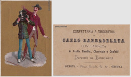 Delcampe - # GENOVA: FABBRICA CONFETTERIA E CIOCCOLATO C. BARBAGELATA - FIGURINA LITOGR.. - Autres & Non Classés