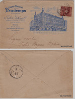 Delcampe - # PARIGI: BUSTA VIAGG. 1900 "GRAND MAGASINS PRINTEMPS"..CON SUO EDIFICIO - Autres & Non Classés