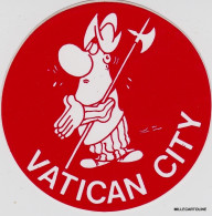 Delcampe - # ROMA - VATICANO: ADESIVO  "VATICAN CITY" Dis. Vighi Di Guardia Svizzera - Autres & Non Classés