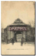 Delcampe - CPA Caen La Grande Porte Du Chateau - Caen