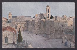 Delcampe - Vintage Postcard Palestine Bethlehem Basilica Of The Nativity Holy Land 1920s - Palästina