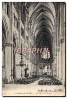 Delcampe - CPA Cathedrale De Reims La Nef Et Le Choeur - Reims