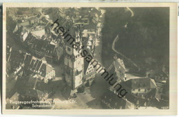 Delcampe - Freiburg - Schwabentor - Flugzeugaufnahme- Foto-Ansichtskarte - Verlag Badisch-pfälzische Luft-Hansa AG Mannheim - Freiburg I. Br.