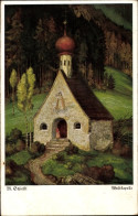 Delcampe - Artiste CPA Schiestl, Matthäus, Waldkapelle - Sonstige & Ohne Zuordnung