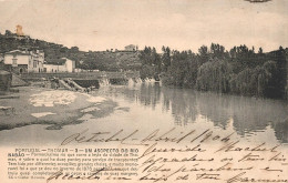 Delcampe - TOMAR - Um Aspeto Do Rio Nabão  (2 Scans) - Santarem