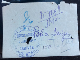 Delcampe - INDOCHINE The Indochine LETTER Had Real Eggs From The Post Office Sent To The Family. Before 1948.LOT-1 PCS LETTER - Documents Historiques