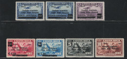 Delcampe - 1941 Costa Rica, Posta Aerea, Trattato Con Panama Yvert # 47-53, MH* - Autres - Amérique