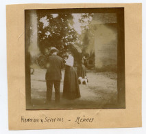 Delcampe - Photographie Originale Sépia.Capitaine Dreyfus Affaire D'État.tribunal Rennes 1899.Célestin Hennion Commisaire.Séverine - Célébrités