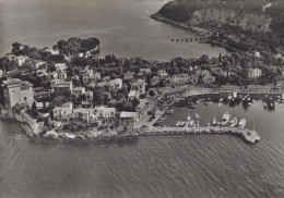 Delcampe - France Saint Jean Cap Ferrat Vue Aérienne Du Port Et L Anse Real Photo #SCD470 - Saint-Jean-Cap-Ferrat
