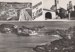 Delcampe - France Saint Jean Cap Ferrat Port Vue Panoramique Église Real Photo #SCD469 - Saint-Jean-Cap-Ferrat