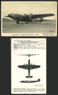 Delcampe - The Armstrong-Whitworth Engine II British Transport Landplane Monoplane Old Card - Altri & Non Classificati
