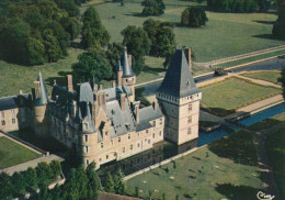 Delcampe - France Maintenon Château De Vue Aérienne Douves Unposted #SCD281 - Maintenon