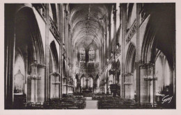 Delcampe - France Caen Église Saint Pierre Intérieur Real Photo Unposted #SCD248 - Caen