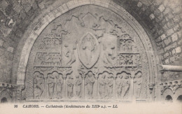 Delcampe - France Cahors Tympan Cathédrale Saint Étienne Architecture Unposted #SCD185 - Cahors
