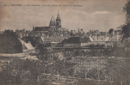 Delcampe - France Valognes Normandie Vue Générale Église Jardins Hôtel Beaumont #SCD076 - Valognes