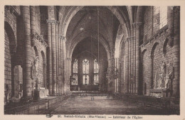 Delcampe - France Saint Yrieix Église Collégiale Intérieur Architecture Unposted #SCE071 - Saint Yrieix La Perche