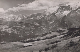Delcampe - France Saint Gervais Massif Mont Blanc Vu Mont D Arbois Paysage Unposted #SCE002 - Annecy