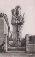 Delcampe - France Saint Jean Cap Ferrat Statue De La Vierge Real Photo Unposted #SCD817 - Saint-Jean-Cap-Ferrat