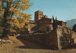 Delcampe - France St Michel De Cuxa Abbaye Vue Ouest Automne Unposted #SCD659 - Roussillon