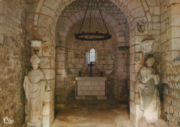 Delcampe - France St Wandrille Abbaye Chapelle St Saturnin Interior Unposted #SCD620 - Allouville-Bellefosse