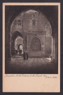 Delcampe - Vintage Postcard Israel Holy Land Jerusalem Temple Mount Mosque Entrance View - Israel