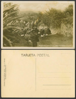 Delcampe - Ecuador Old R. Photo Postcard Otavaleños Procession Marchando A La Misa, Natives - Ecuador