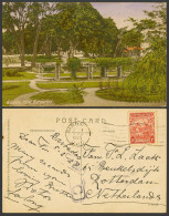 Delcampe - Barbados 1d 1926 Old Colour Postcard Queen's Park, British West Indies B.W.I. - Barbados (Barbuda)