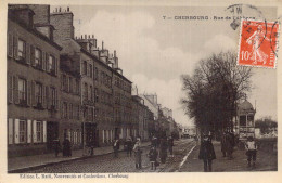 Delcampe - 50 - CHERBOURG - Rue De L'Abbaye. - Editeur: Ratti  1908 - Cherbourg